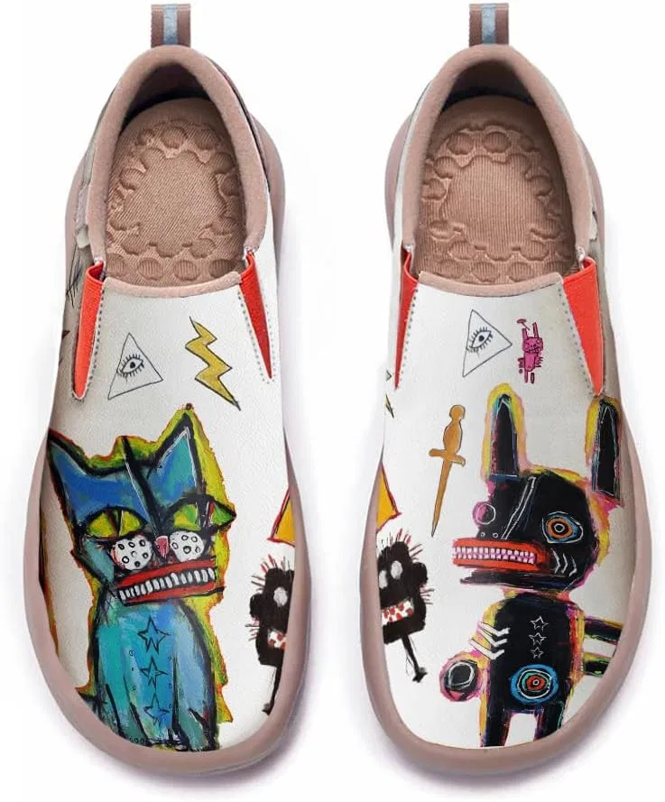 Мокасины повседневные Loafers Basquiat Pattern-02 Solepulse