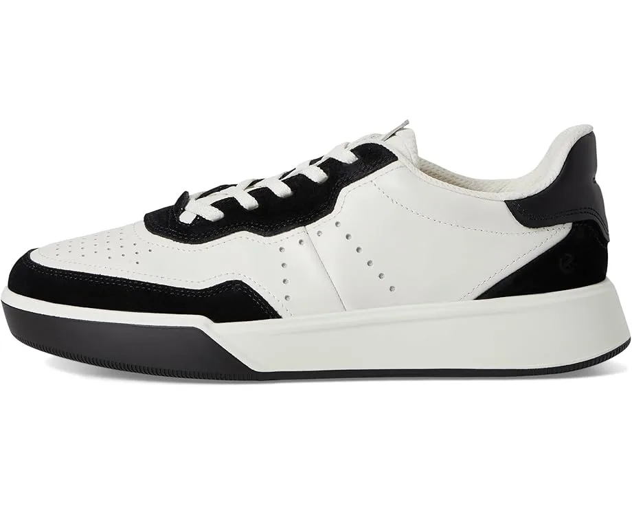 Кроссовки ECCO Street Court Lace Sneaker, Black/White — фото 4
