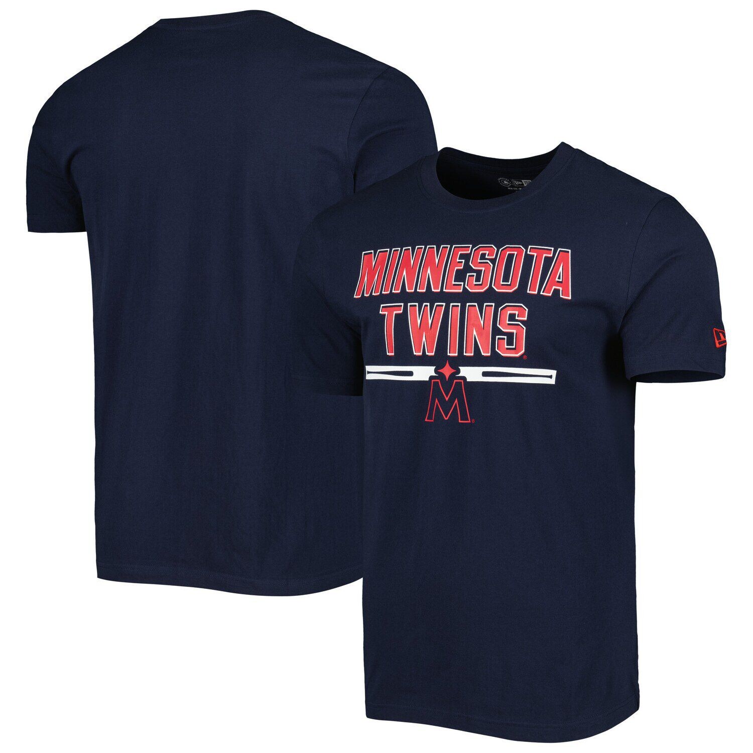 

Мужская темно-синяя футболка Minnesota Twins для тренировки ватина New Era, Синий, Мужская темно-синяя футболка Minnesota Twins для тренировки ватина New Era