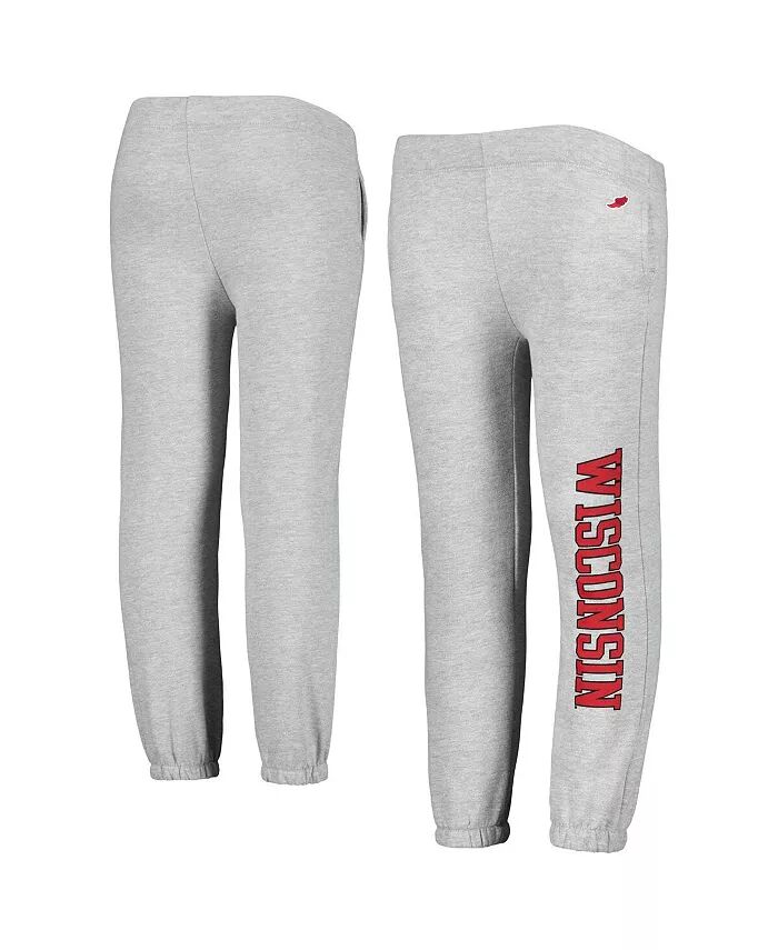 

Брюки Big Boys Heather Grey Wisconsin Badgers Essential League Collegiate Wear