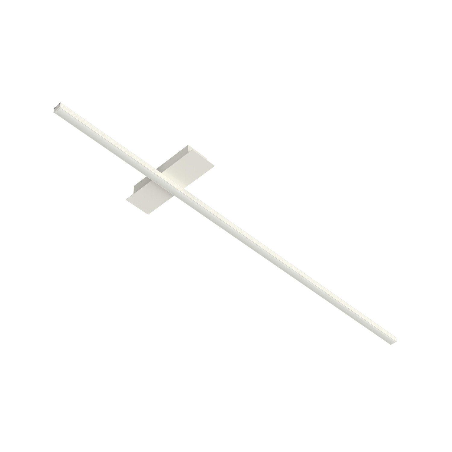 

Светодиодный потолочный светильник Lumicom, 2x100x2 см, белый глянцевый