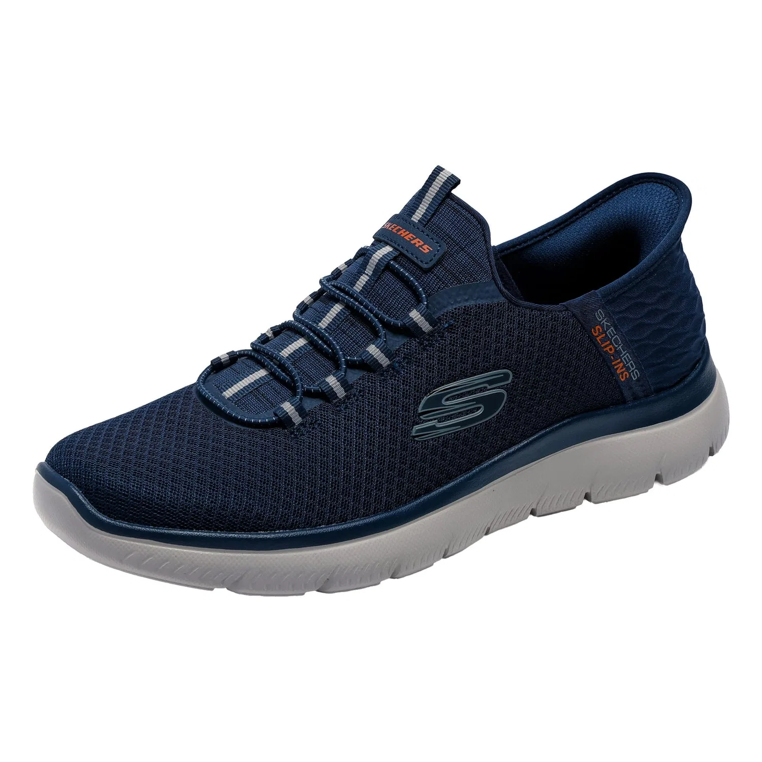 Кроссовки низкие с мемори-пеной Skechers, темно-синий — фото 4