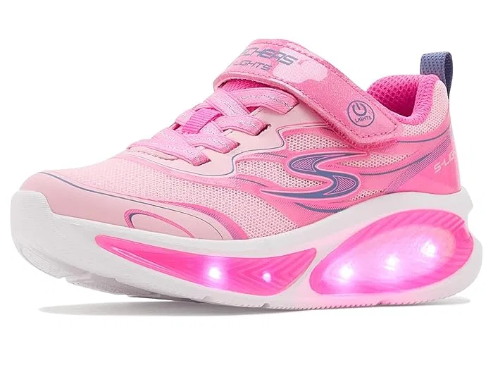 Кроссовки со светодиодами Cosmic Glow 2.0 303737L SKECHERS KIDS, Pink/Multi — фото 2