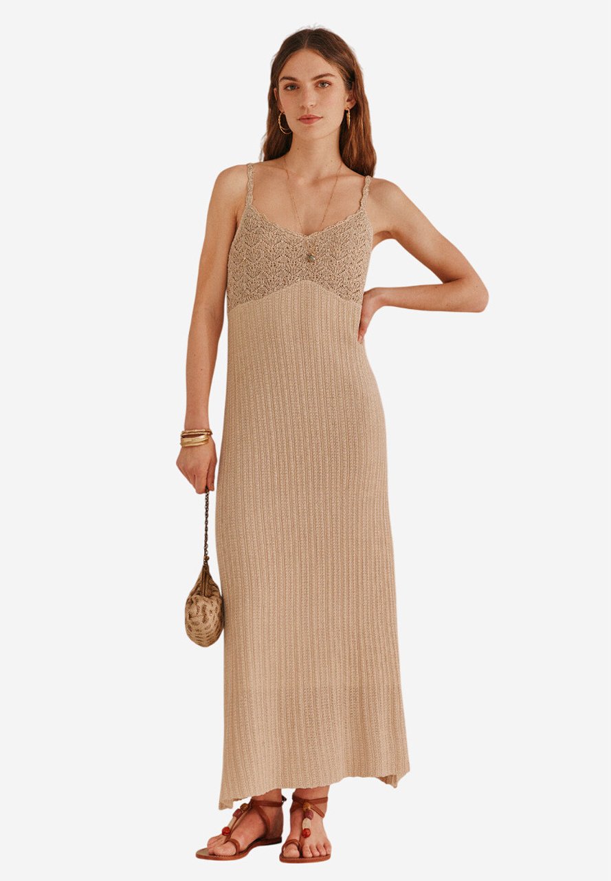 

Платье-джемпер Maxi dress Hoss Intropia, кремовый