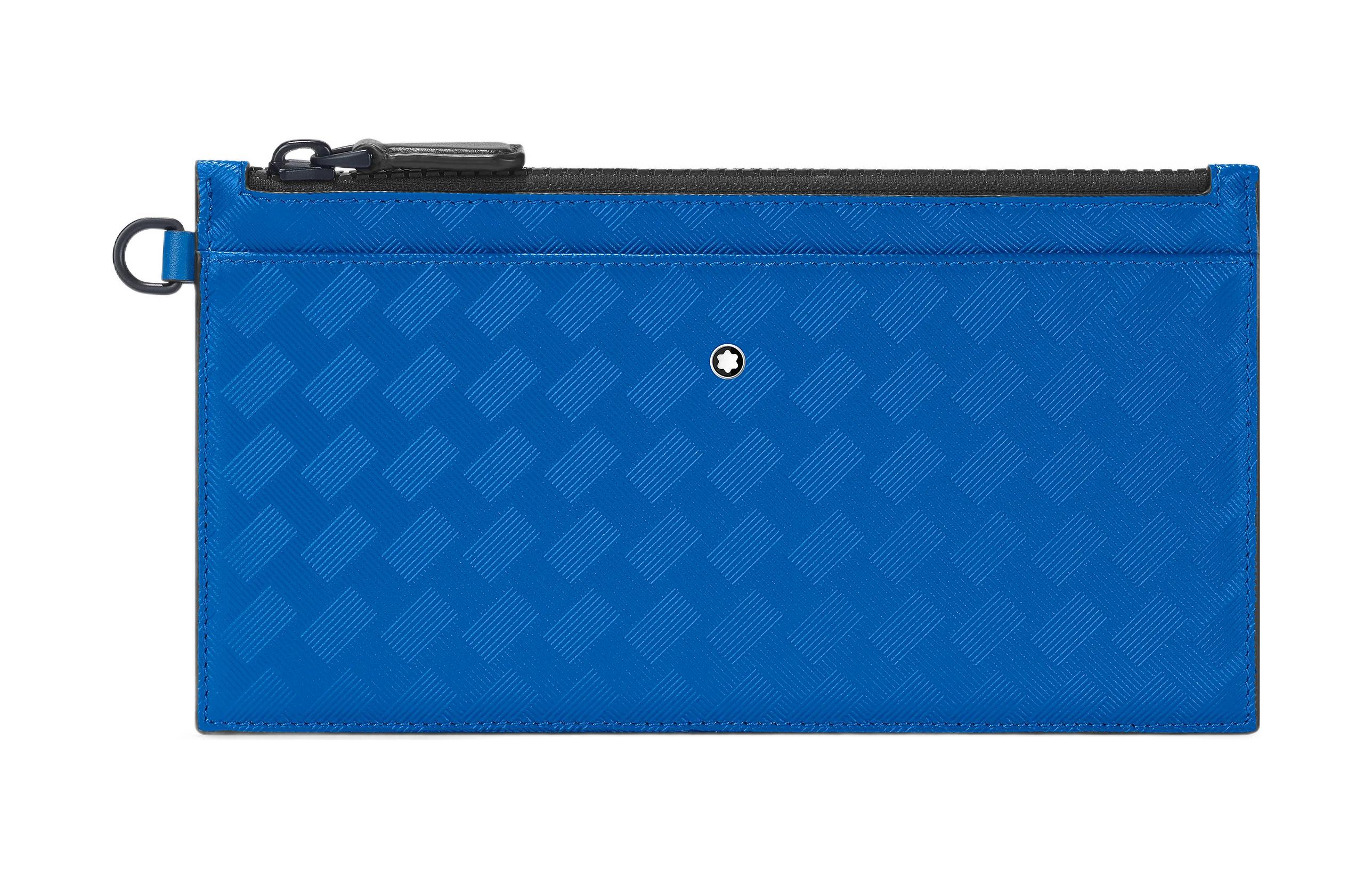 

MONTBLANC Мини-кошелек из коровьей кожи, синий, мужской