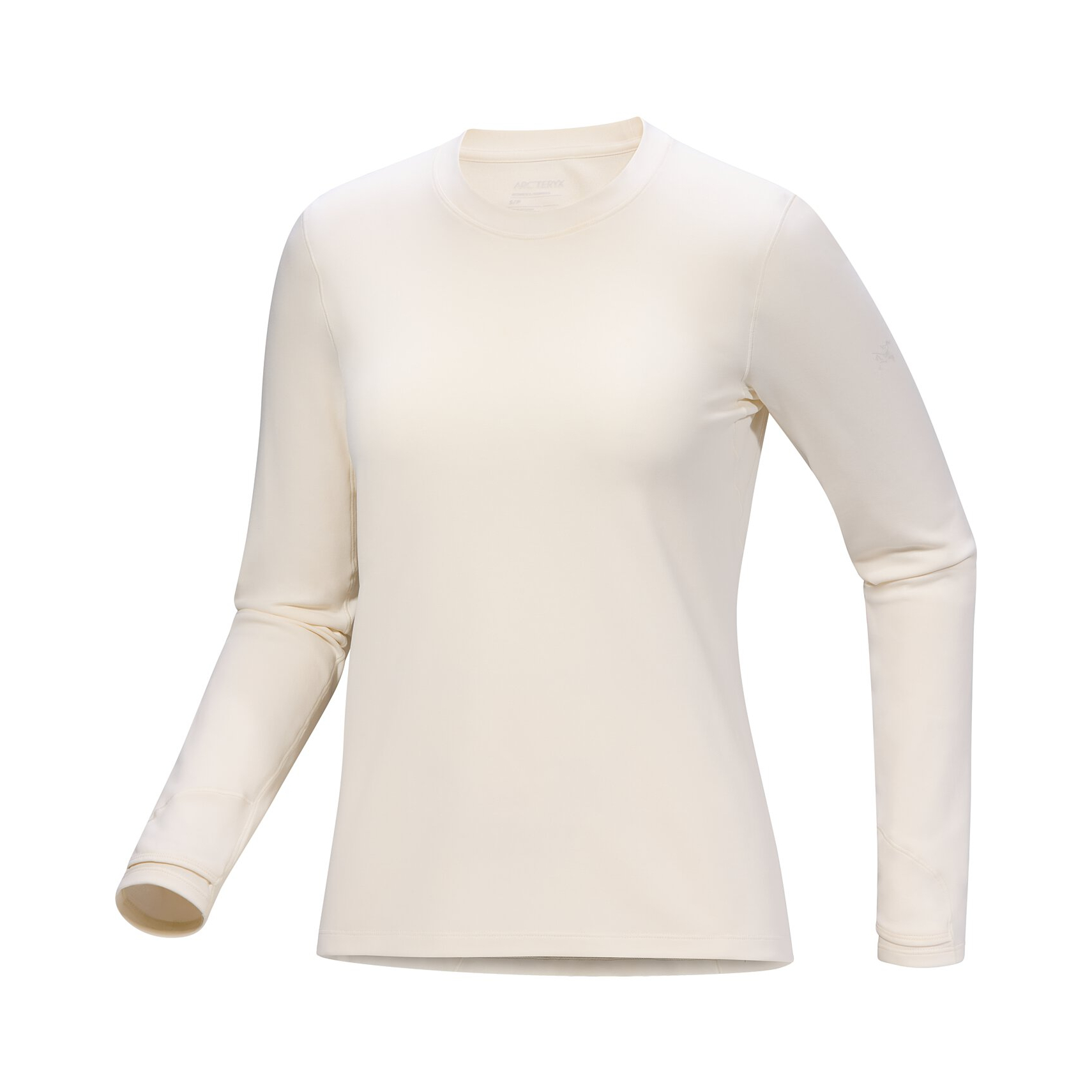 

Женская футболка TAEMA Regular Arcteryx, polar белый серый/arctic silk heather