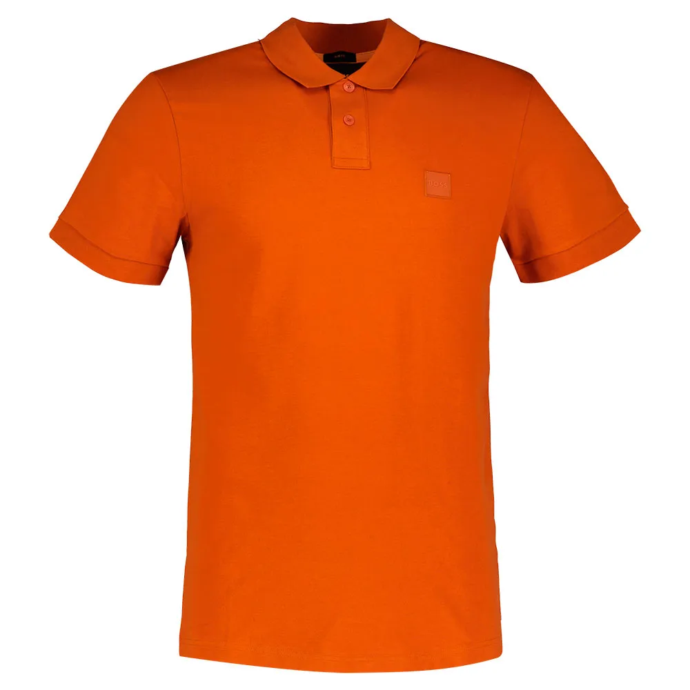 

Поло с коротким рукавом BOSS Passenger, оранжевый