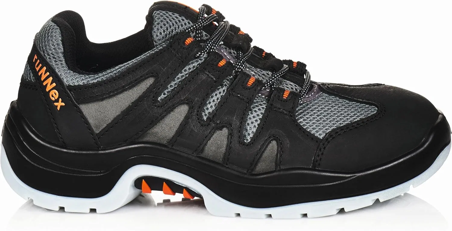 Рабочие летние сандалии ruNNex Teamstar S1, модель S1 TeamStar 5100, размер 43, 4-Black/Orange/Grey — фото 2
