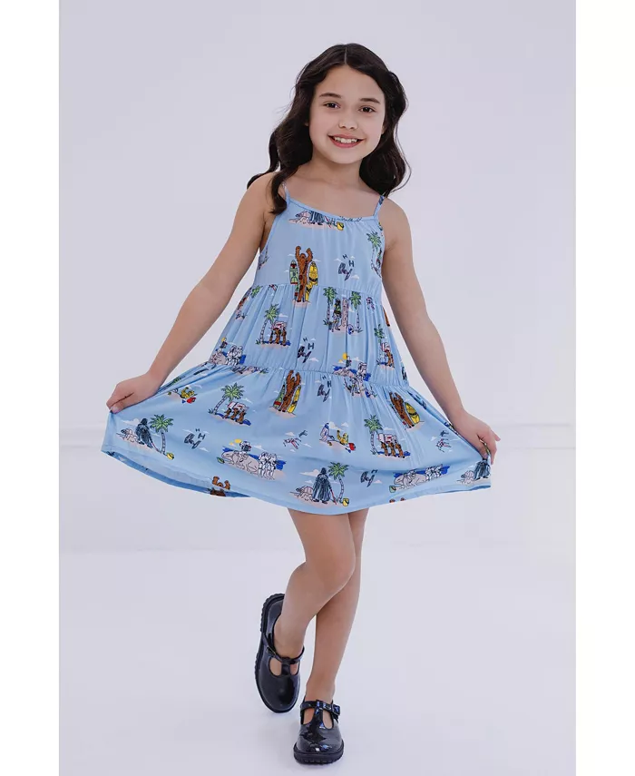 

Платье для девочки Toddler Girls Cami в комплекте с семейным (размеры 2T - 14-16) Star Wars, синий