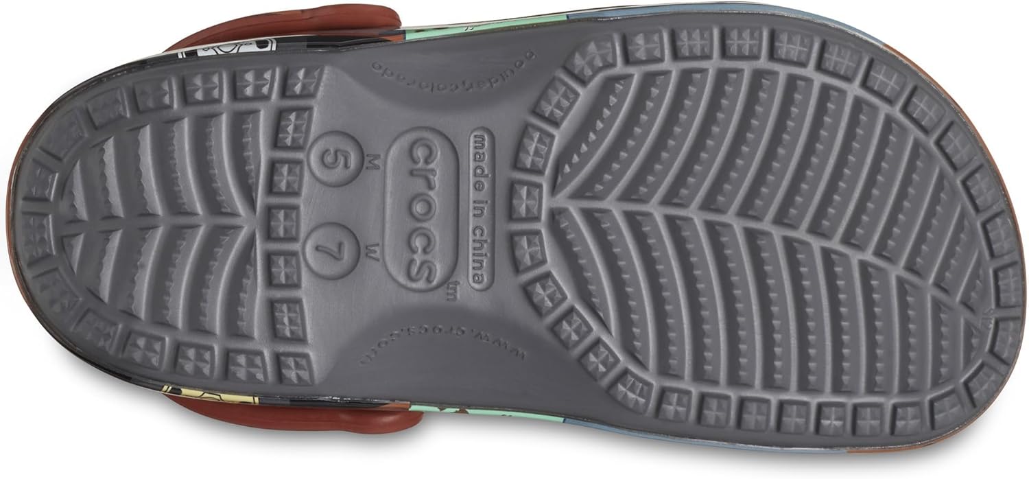 Детские кроксы Crocs Disney Cars Mater Classic, серый — фото 3