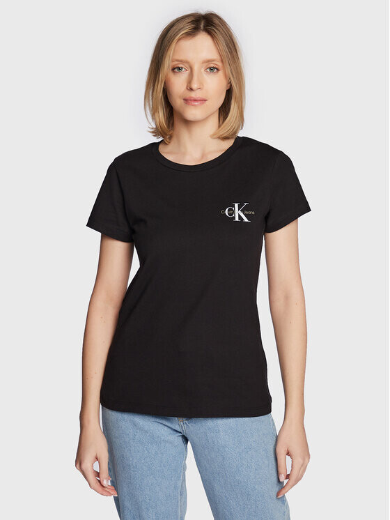 

Комплект из 2 футболок узкого кроя Calvin Klein, черный
