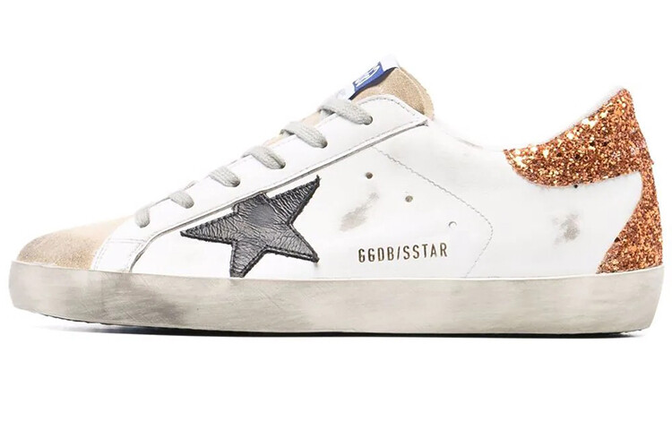 

Кроссовки женские Golden Goose Super-Star с низким верхом, белый / оранжевый