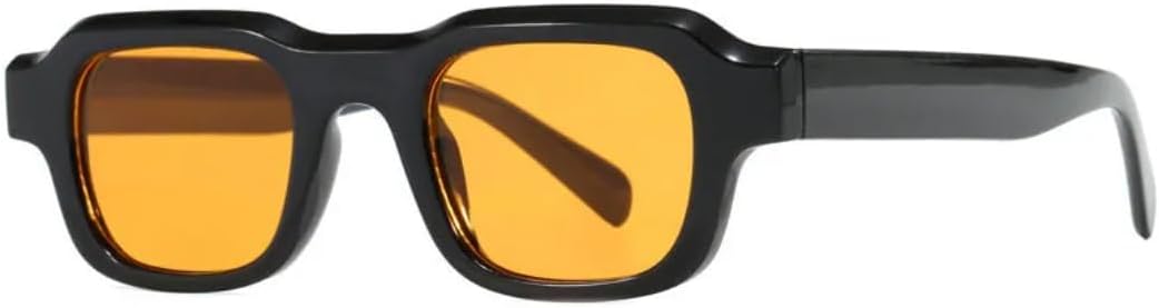 

Солнцезащитные очки с защитой UV400 | Маленькая оправа, линзы конфетного цвета | Для женщин и мужчин, для занятий спортом на открытом воздухе и вождения DSVIGF, Blackorange