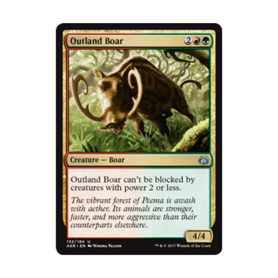 

CCG Запредельный кабан (U), MTG - Aether Revolt