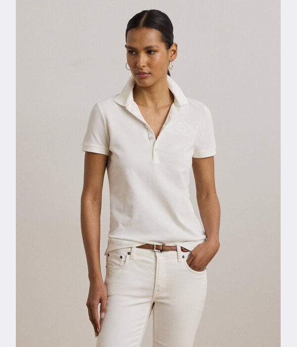

Рубашка поло Regular fit Lauren Ralph Lauren, белый