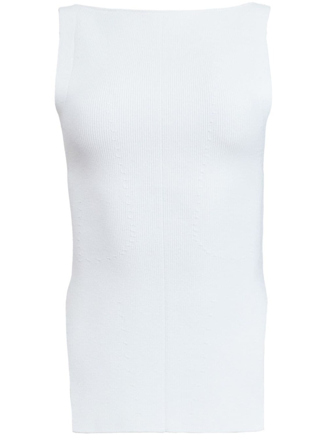

KHAITE The Evelyn ribbed tank top, белый