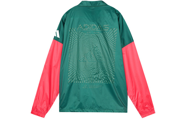Куртка men's jkt trans casual sports jacket forest green Adidas, зеленый — фото 2