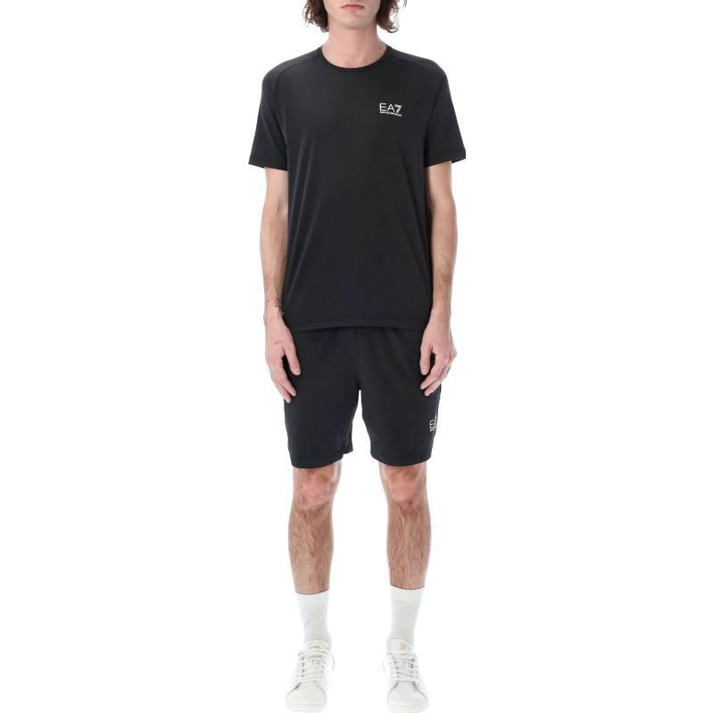 Двухкомплектный спортивный костюм с принтом логотипа ea7 EMPORIO ARMANI — фото 4
