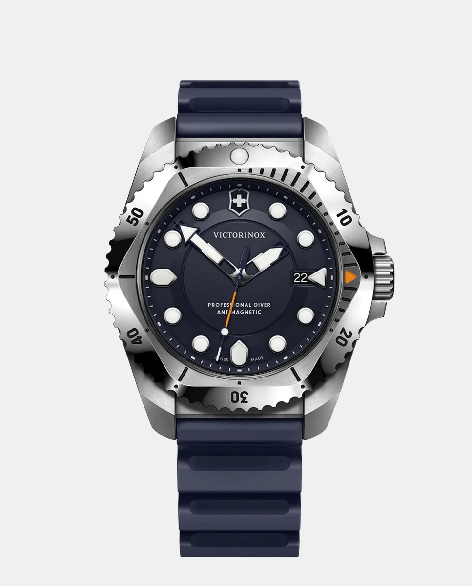 

Мужские часы Dive Pro V241991 из синей резины Victorinox, синий