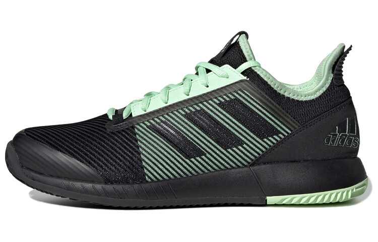 

Кроссовки Defiant Bounce 2 женские с низким верхом, черные/зеленые Adidas