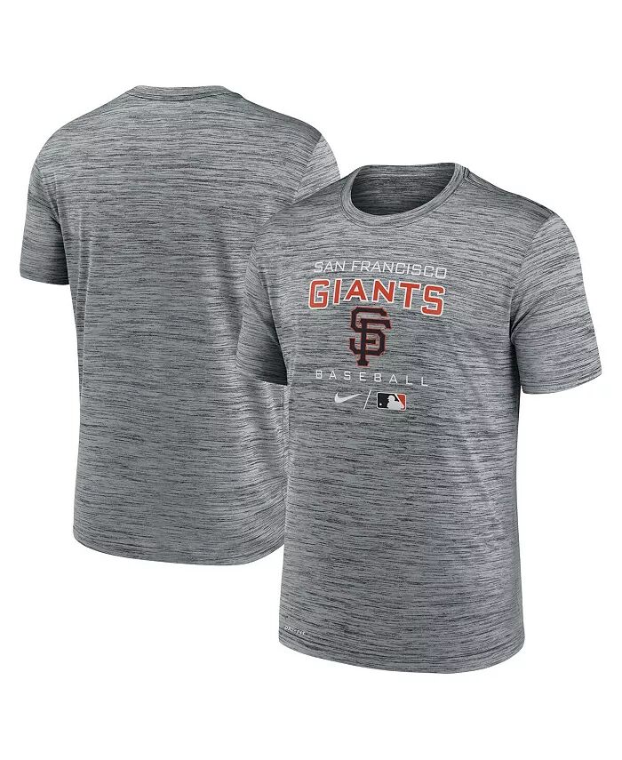 

Мужская футболка San Francisco Giants Authentic Collection Velocity Practice Performance цвета уголь Nike