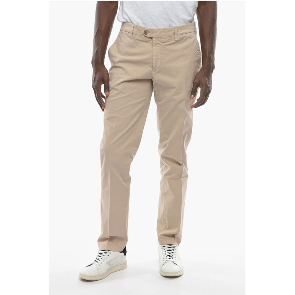 

ID Эластичные хлопковые брюки-чиносы Corneliani, Beige