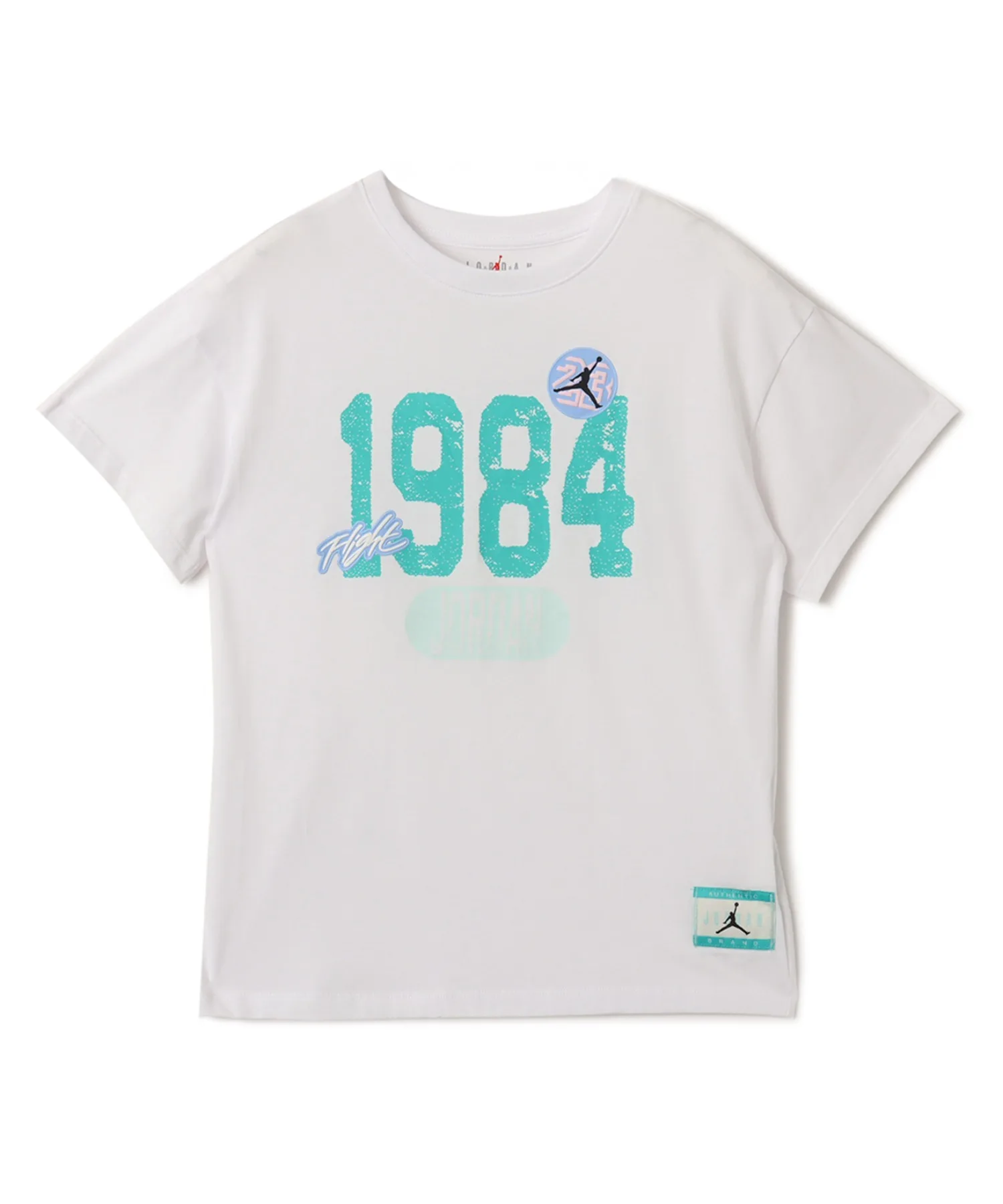 Детская футболка JORDAN BRAND JM TRAINING CAMP 1984 с логотипом белая