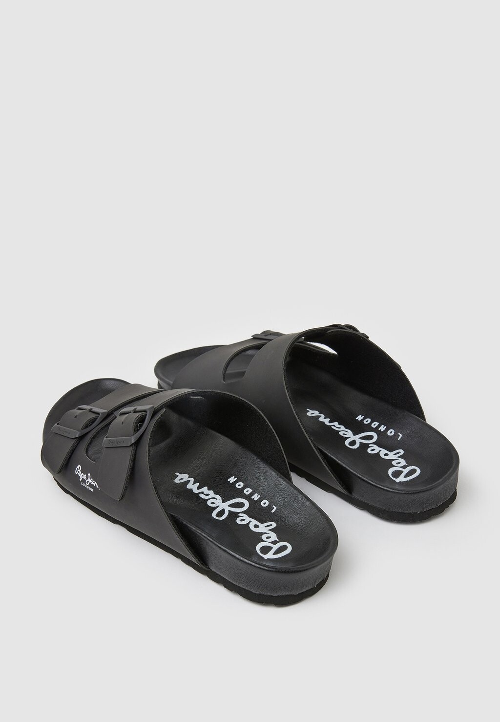 Мюли на плоской подошве ROYAL DOUBLE Pepe Jeans, цвет black — фото 4