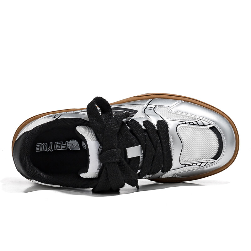 Кеды, скейтборд обувь женская низкая черный Feiyue — фото 4