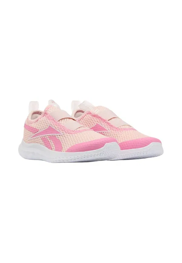 Кроссовки-слипоны для ходьбы Reebok Rush, чисто-розовый, игриво-розовый, белый — фото 2