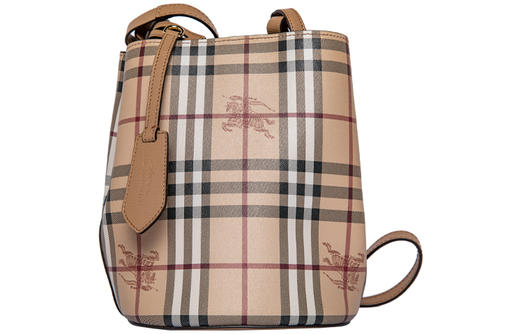 

Сумка через плечо женская Cow Leather Bucket Bag Crossbody Bag Shoulder Bag Milk Tea Burberry