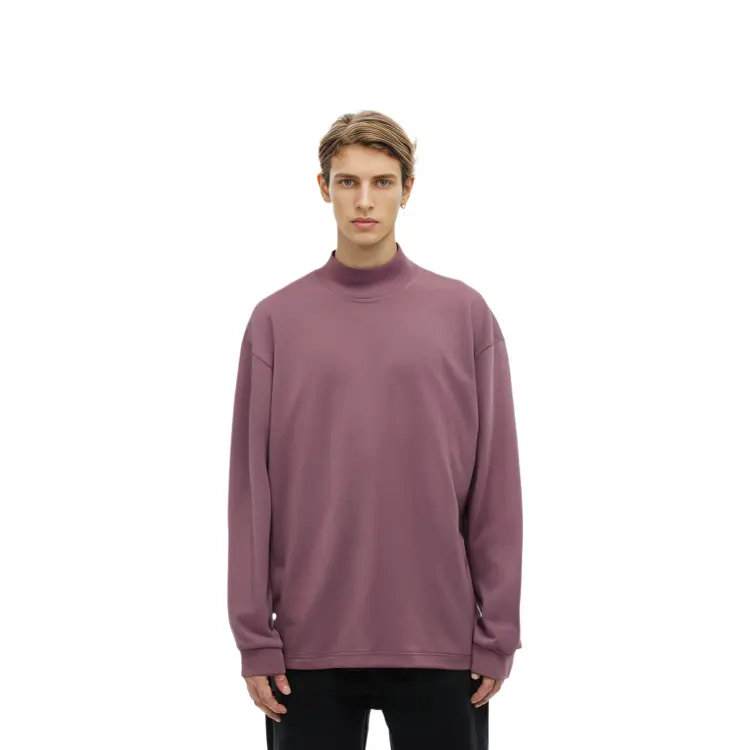 Футболка мужская фуксия Uniqlo, фуксия — фото 2