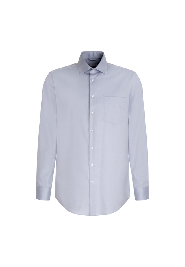 

Рубашка деловая черная роза Seidensticker, синий