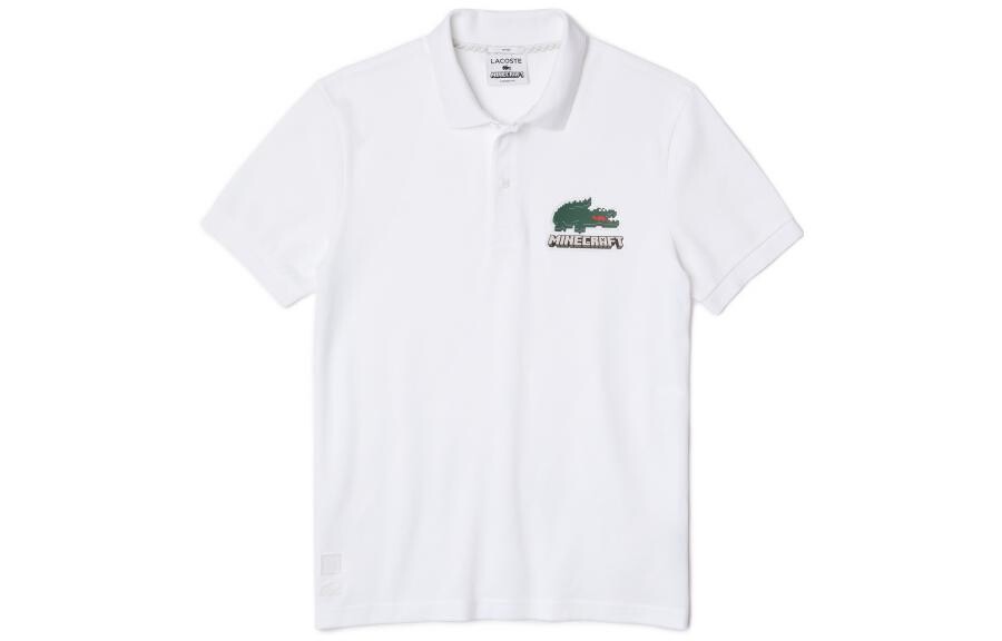 

Рубашка поло мужская белая Lacoste, белый