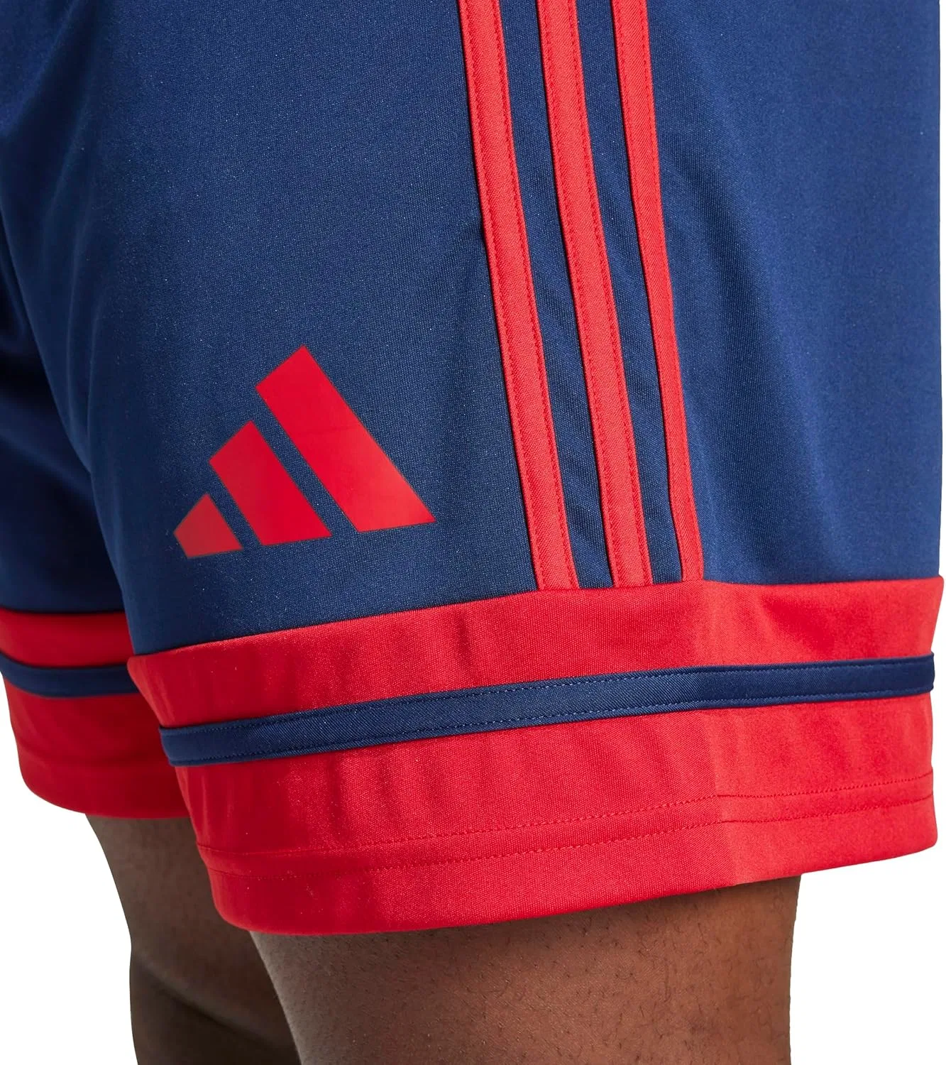 Шорты для футбола adidas Squadra25, Team Navy Blue 2/Team Power Red 2 — фото 4
