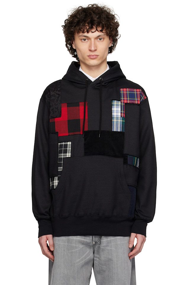 

Худи в стиле пэчворк Junya Watanabe, мультиколор