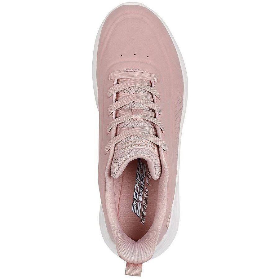Кроссовки Skechers Bobs Squad Waves-jus, розовые, женские — фото 2