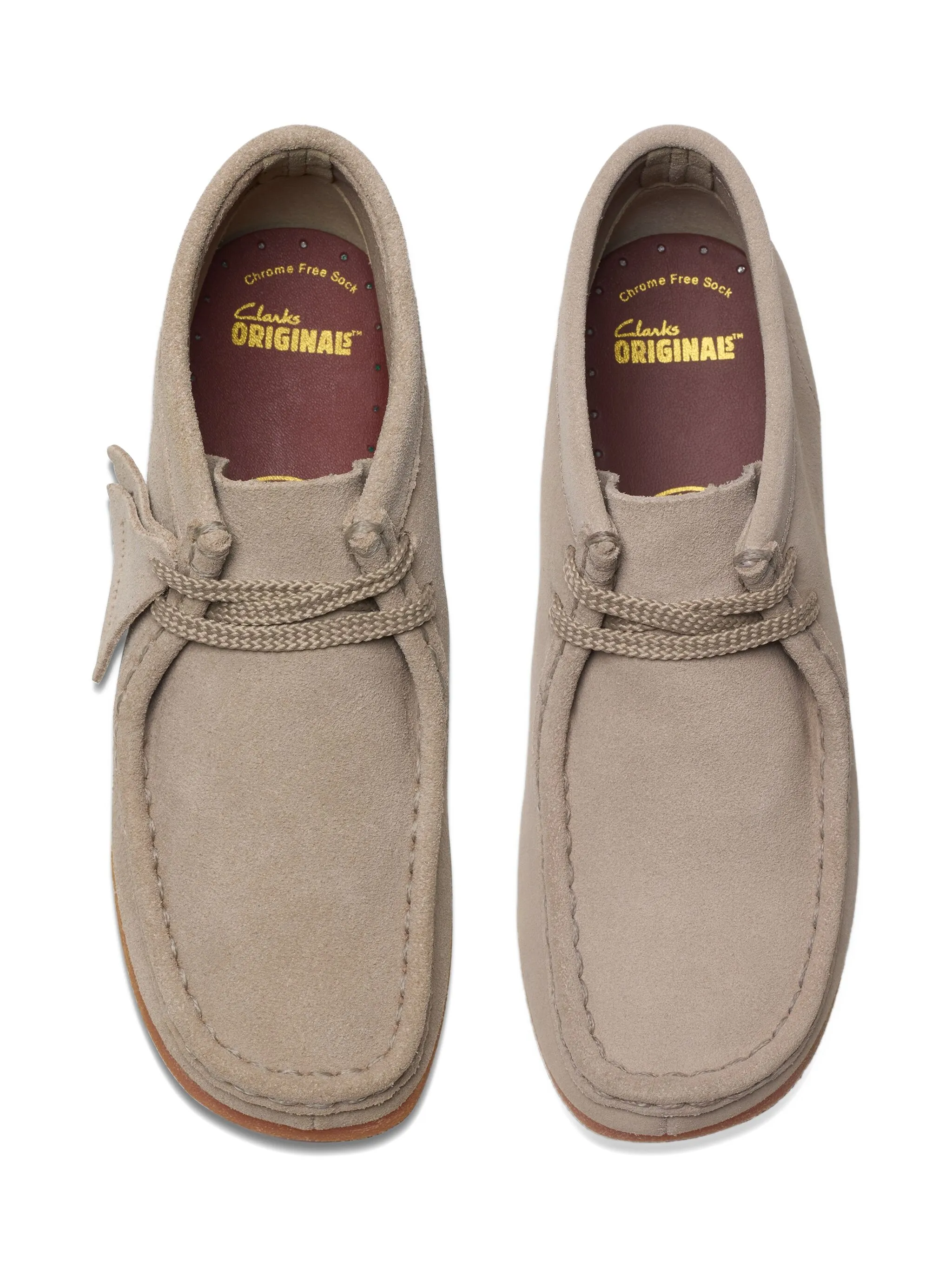 Замшевые лоферы Clarks Kids, бежевый — фото 3
