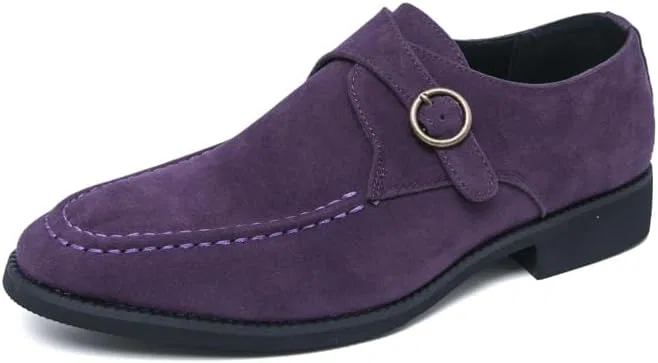 Лоферы Monk Straps Purple, размер 38-46 Senlongbao