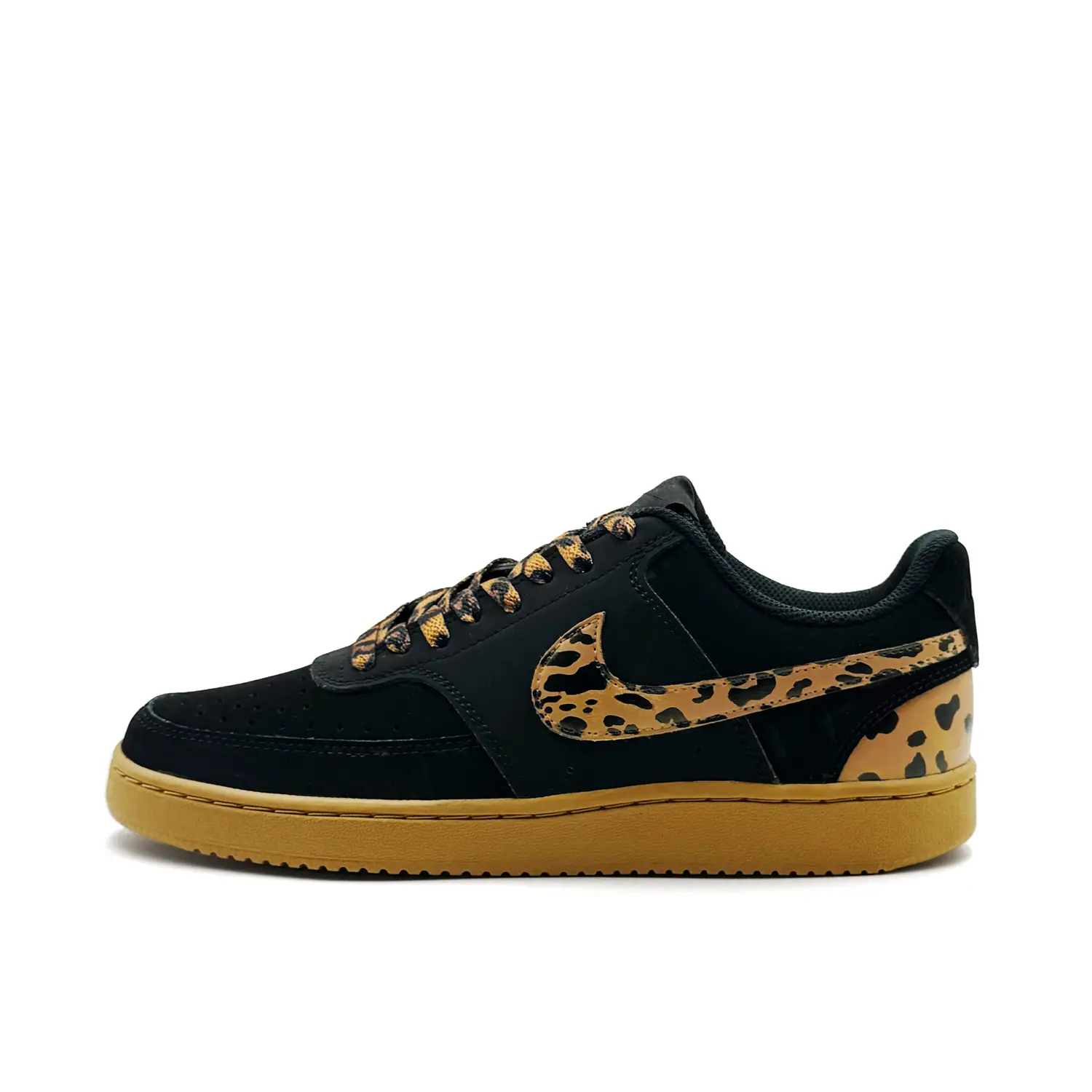 

Nike Court Vision 1 black brown leopard print 1 амортизация, износостойкие низкие кроссовки для скейтбординга мужские