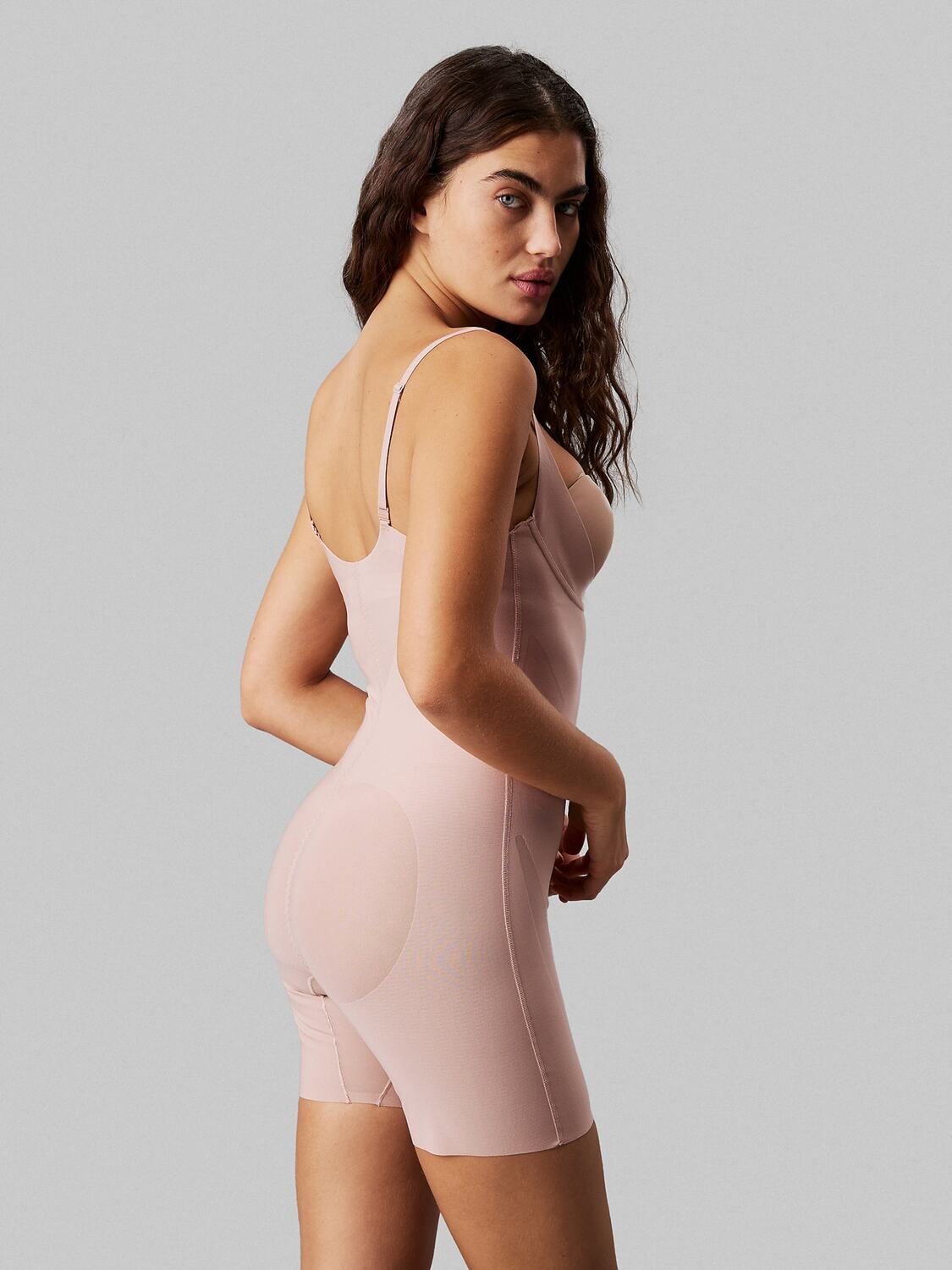 Calvin Klein Корректирующий боди в цвете rose — фото 3