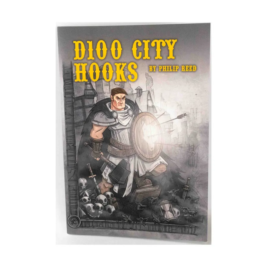 

D100 City Hooks, Role Playing Games (Philip Reed Games), мягкая обложка
