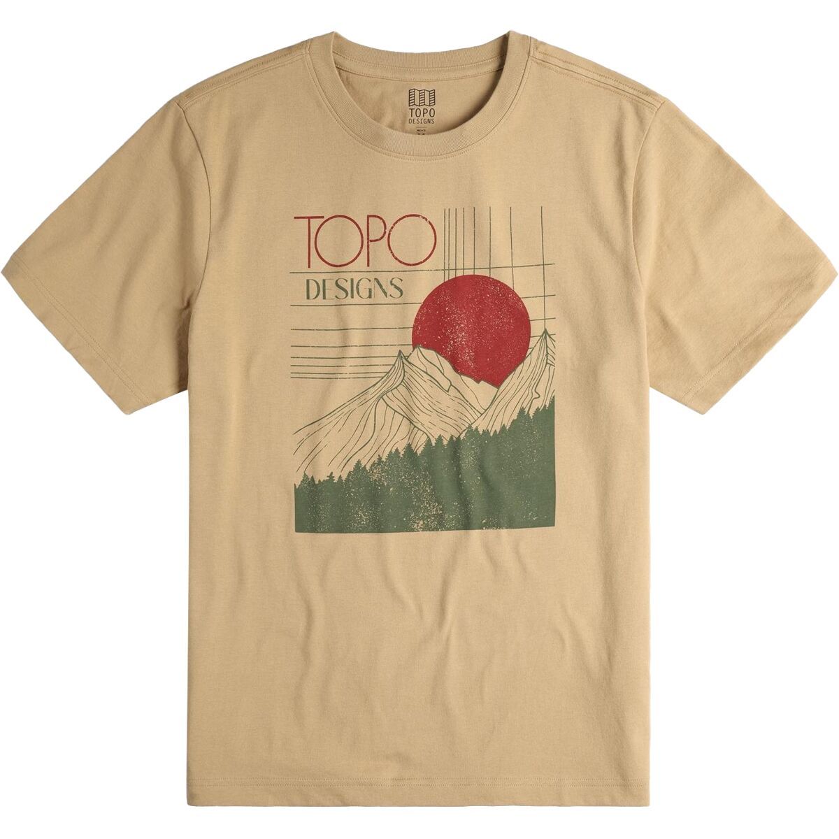 

Футболка Horizon Topo Designs, цвет sahara