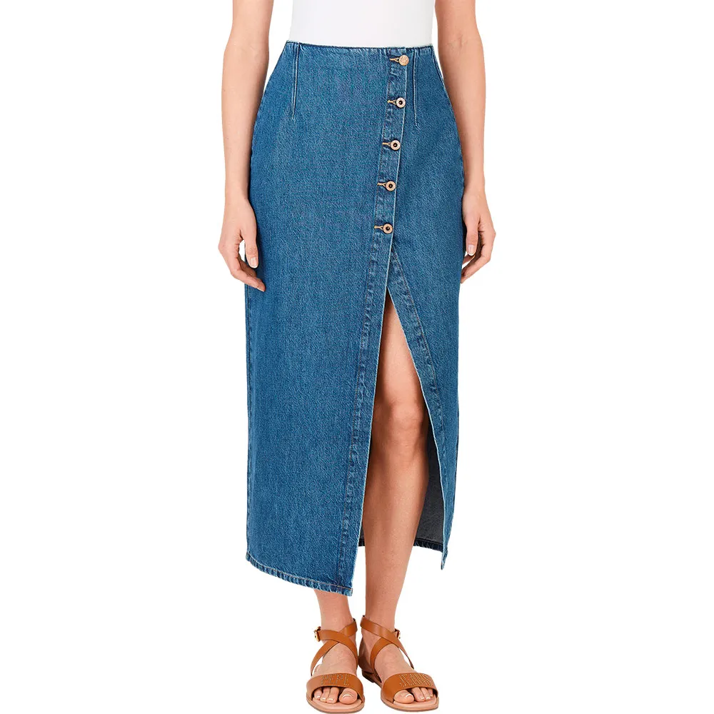

Юбка Pepe Jeans Midi skirt, синий