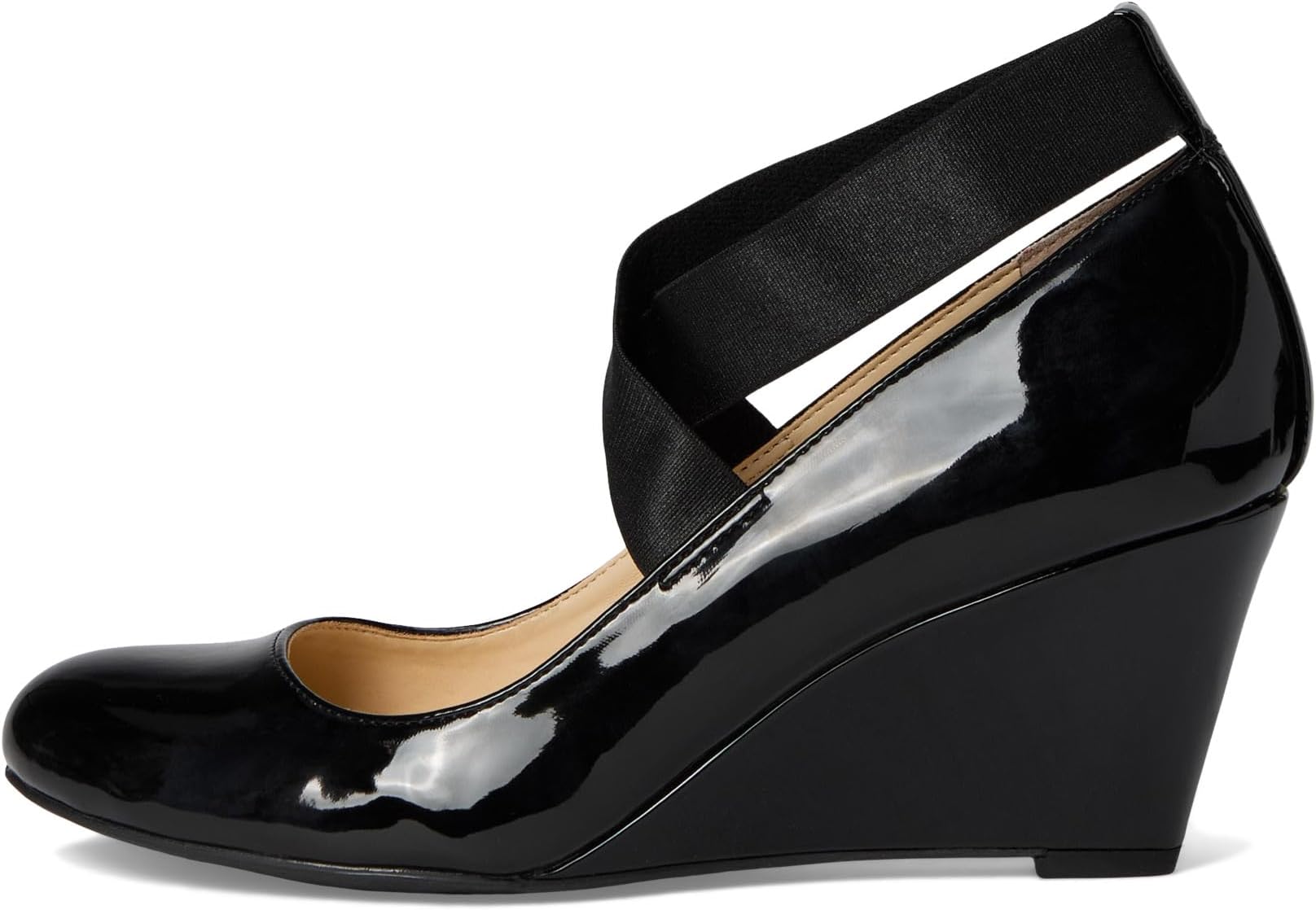 Туфли Jessica Simpson Saedra Dress Wedge, цвет Black Patent — фото 4
