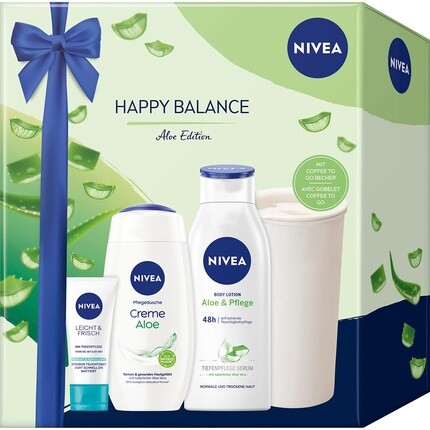 

Nivea Набор косметики Happy Balance Aloe Vera с увлажняющим гелем для душа и дневным кремом