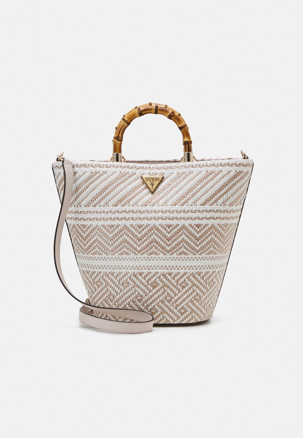

Большая сумка HAPPYLAND TOTE Guess, бежевый