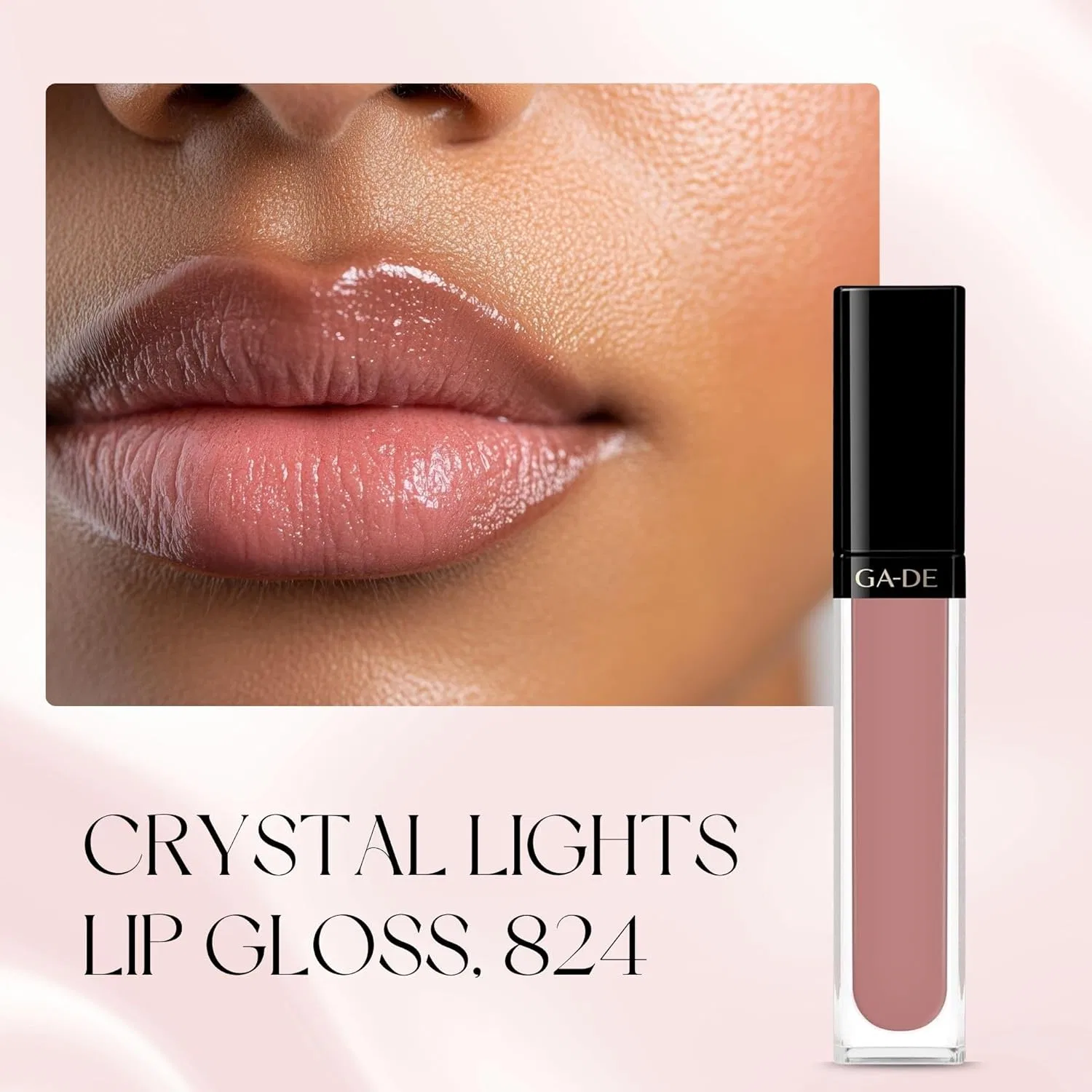 Блеск для губ GA-DE Crystal Light Lip Gloss 824 Marvelous Mauve 5.67 г — фото 2
