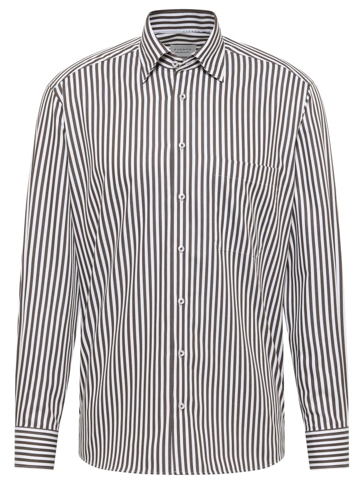 

Рубашка COMFORT FIT цвета какао Eterna