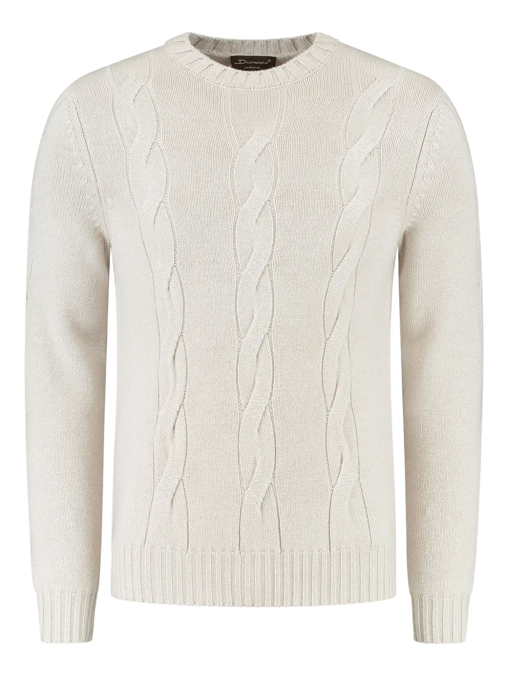 

Джемпер фактурной вязки Doriani Cashmere, нейтральный